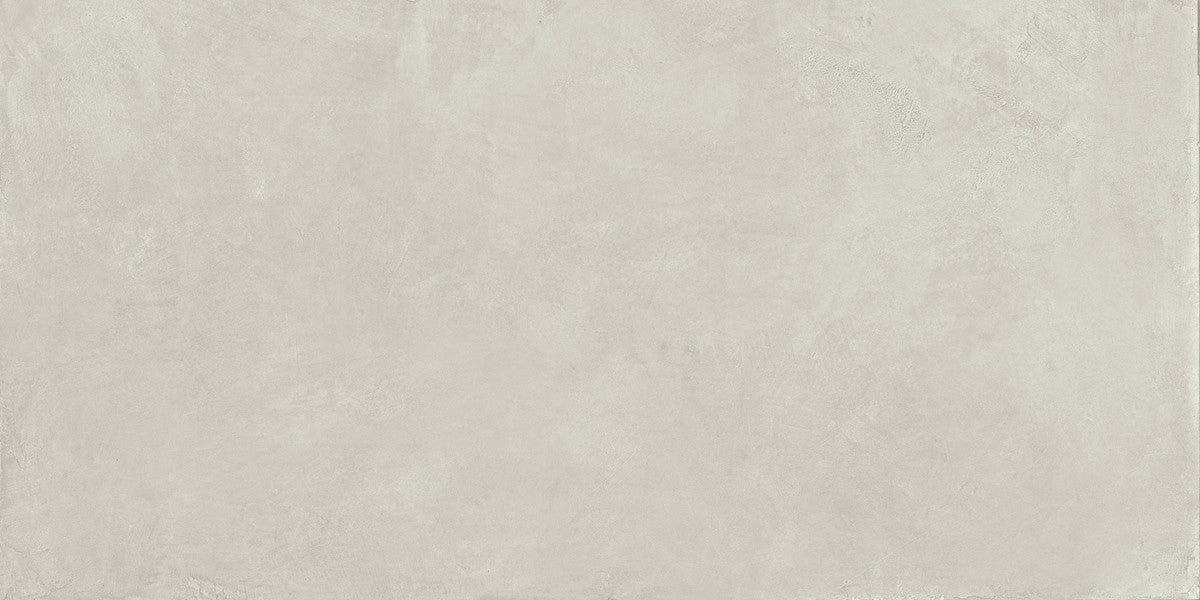 Pavimento rivestimento 75x150 blanc effetto resina 9,5 mm, dettaglio ravvicinato della finitura e delle fughe