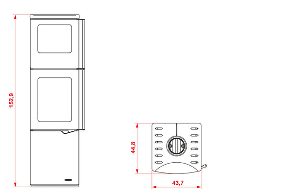 Stufa A Legna Con Forno ad aria 8kw rivestimento Pietra Ollare Palazzetti Eva S 805300490