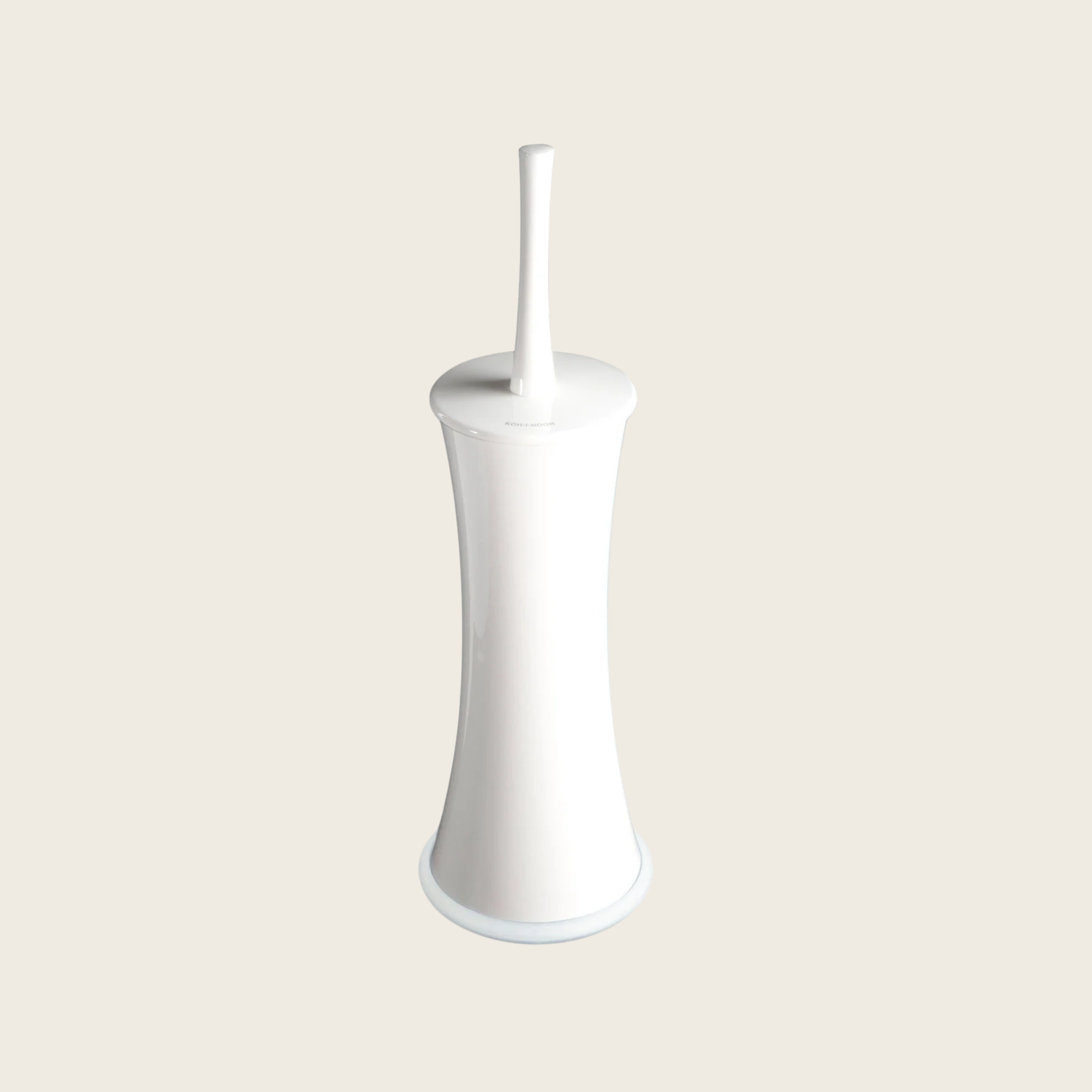 Koh-I-Noor Pepe 5366 Portascopino A Pavimento Con Tappo Antiscivolo Contenitore In Plastica E Abs Bianco