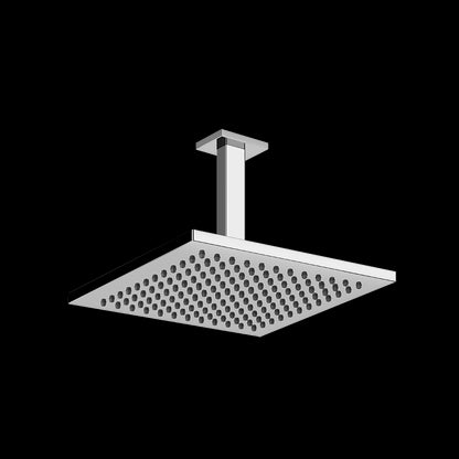 Gessi Emporio 47374 Soffione 20x20 con braccio a Soffitto Cromo