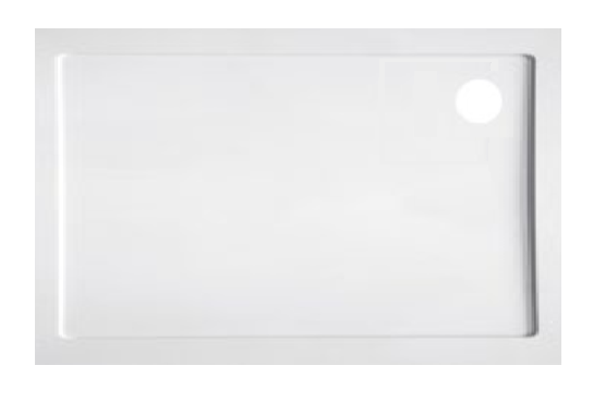 Piatto Doccia 120x70 rettangolare H 3,5 In Solilux Resina e, dettaglio ravvicinato della texture antiscivolo...