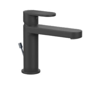 Ponsi Versilia Miscelatore Lavabo Con Scarico Nero Opaco BTVERKLA01