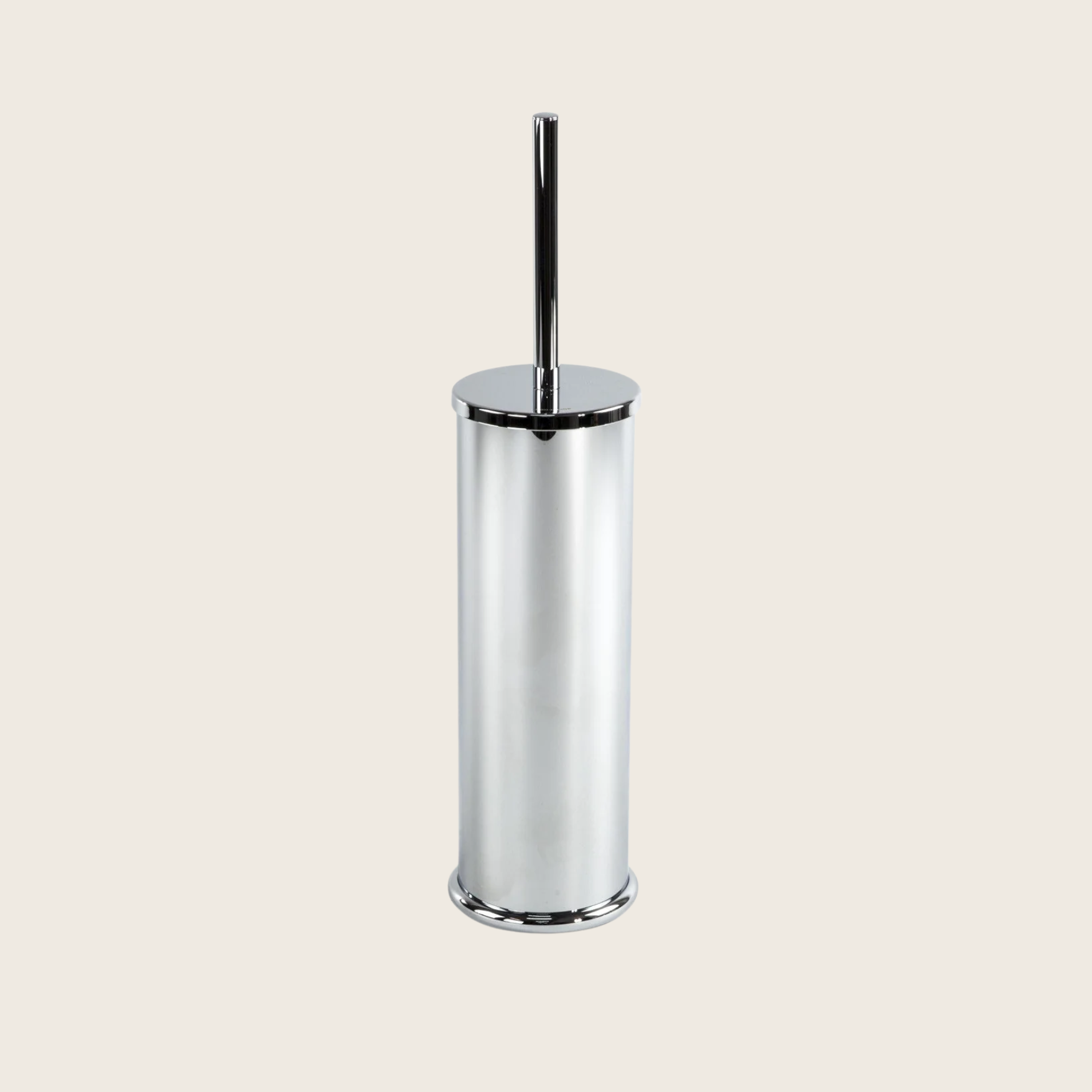 Koh-i-noor portascopino a pavimento cromato 6112kk in lucido montato a parete, vista del design e della finitura - Koh I Noor