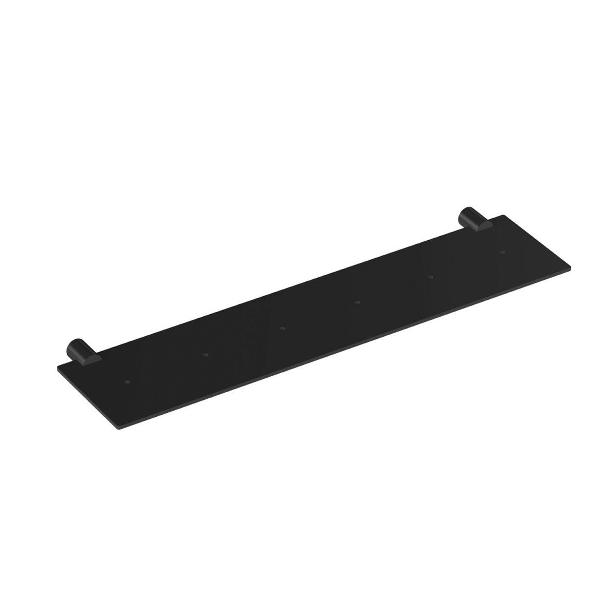 Mensola 40x10,5 Cm inox Nero Satinato Logic Cosmic in bagno completo, vista d'insieme dell'ambiente - Industrias Cosmic