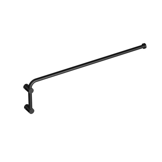 Portasciugamani 40x11 a Snodo Nero Satinato Logic 2263674 Cosmic