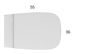 Globo Genesis Vaso Sospeso Senza Brida senza sedile in ceramica Bianco