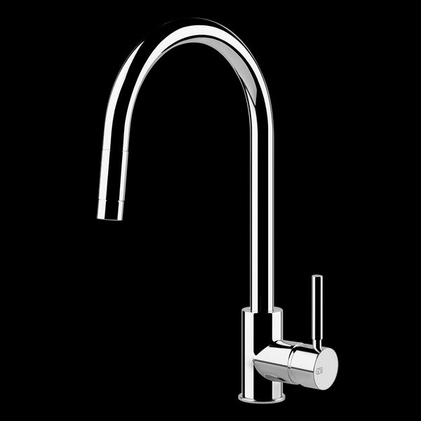 Miscelatore Monocomando Con Canna Girevole E Doccetta Estraibile Cromo Neutron 17120 Gessi