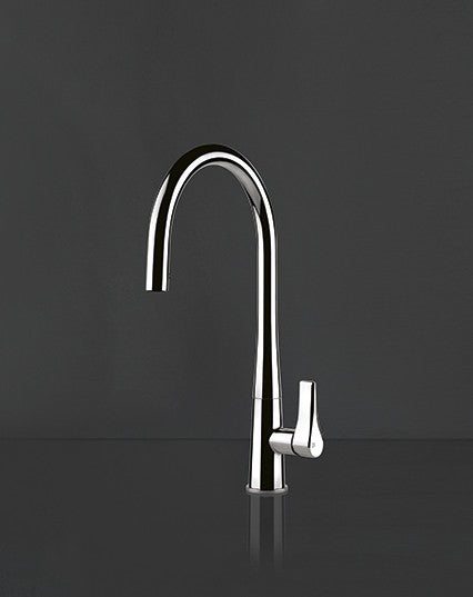 Miscelatore Cucina Monocomando Con Canna Girevole E, vista laterale della canna girevole