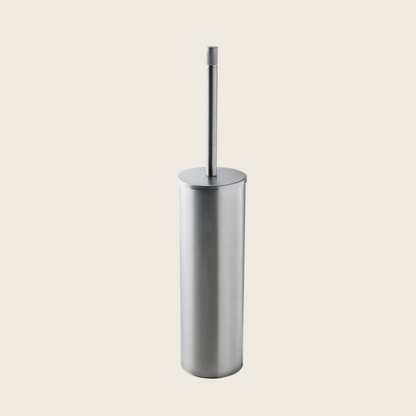 Treemme 22mm portascopino tondo a pavimento inox satinato