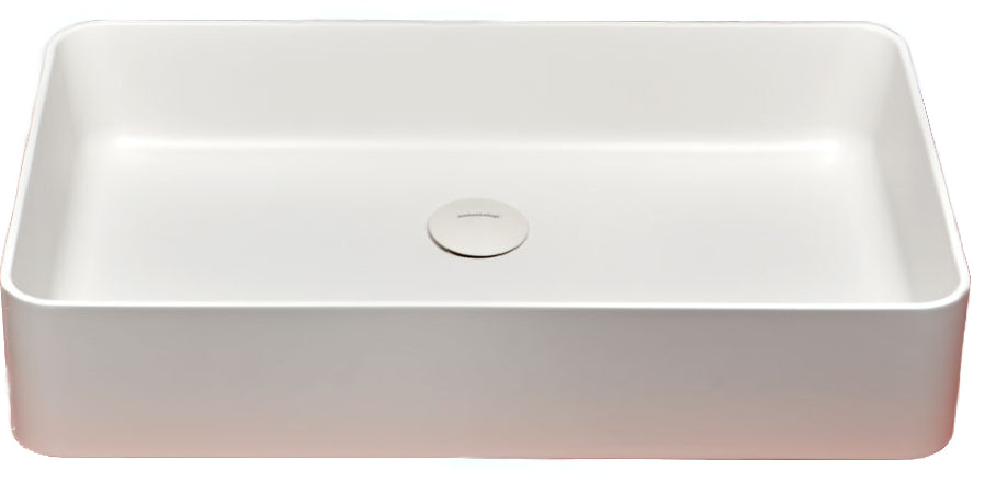 Antonio Lupi Velo Retto Lavabo Rettangolare 38x63 cm In Flumood