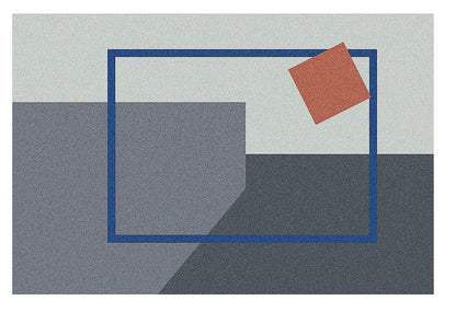 Antonio Lupi Geometrie Volanti Tappeto 132x198 in Velluto Gv233
