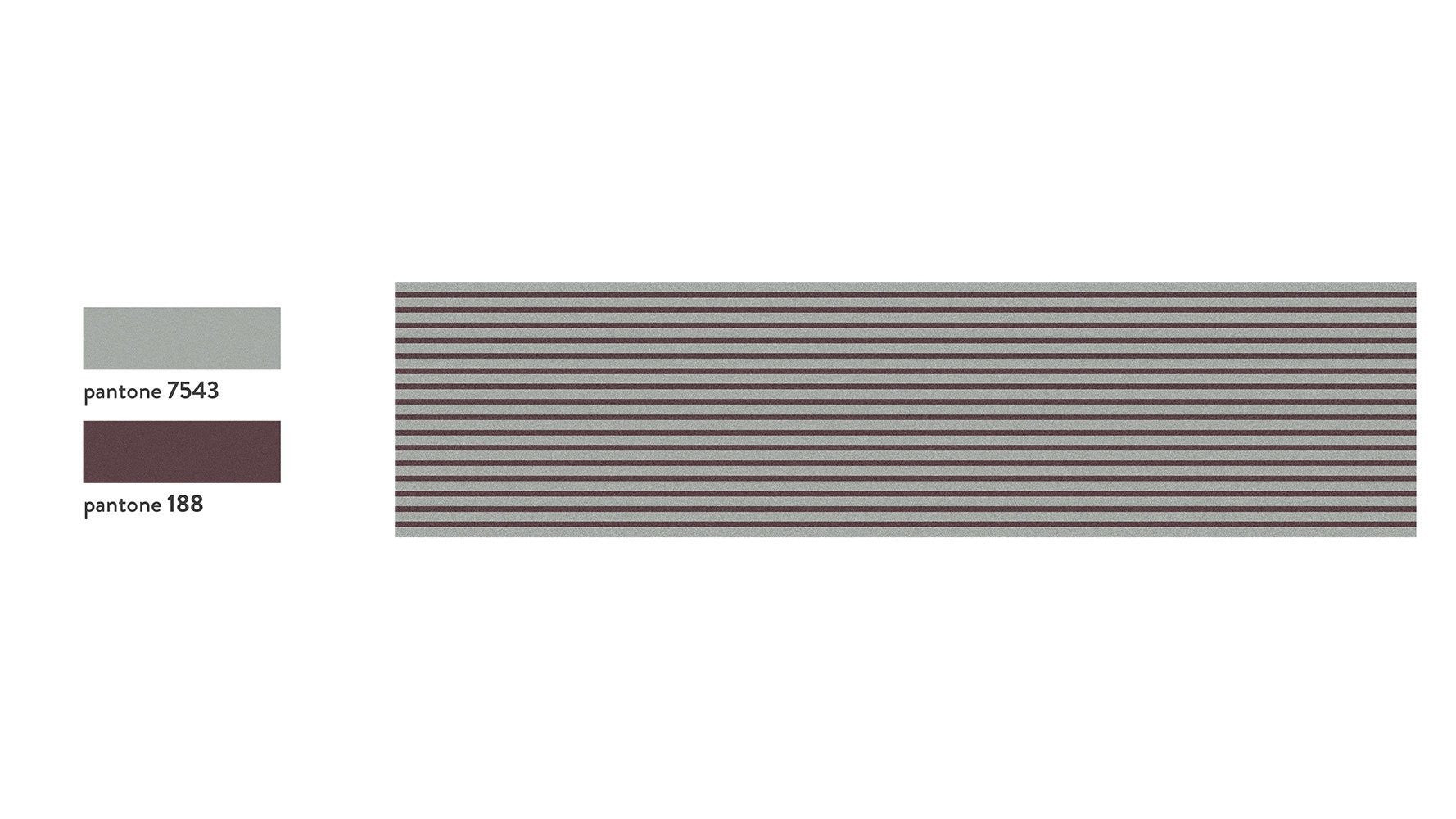 Antonio Lupi Geometrie Volanti Tappeto 100x400 rettangolare Multicolore ambientato in spazio living con arredi coordinati...