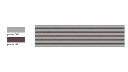 Antonio Lupi Geometrie Volanti Tappeto 100x400 rettangolare In Velluto Gv522