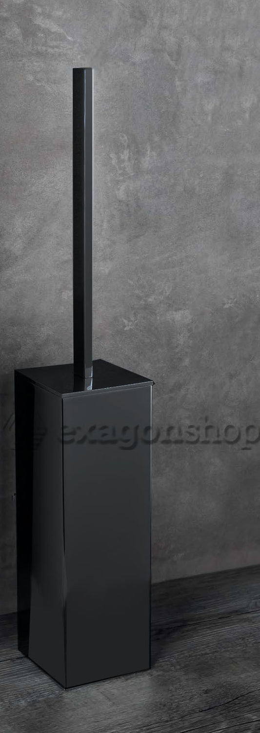 Colombo Design Look b1606 Porta Scopino Da Pavimento Nero Opaco