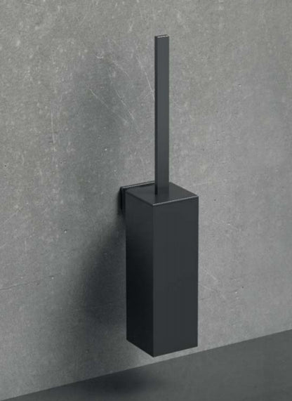 Colombo Look B16070NM porta scopino sospeso a muro nero opaco