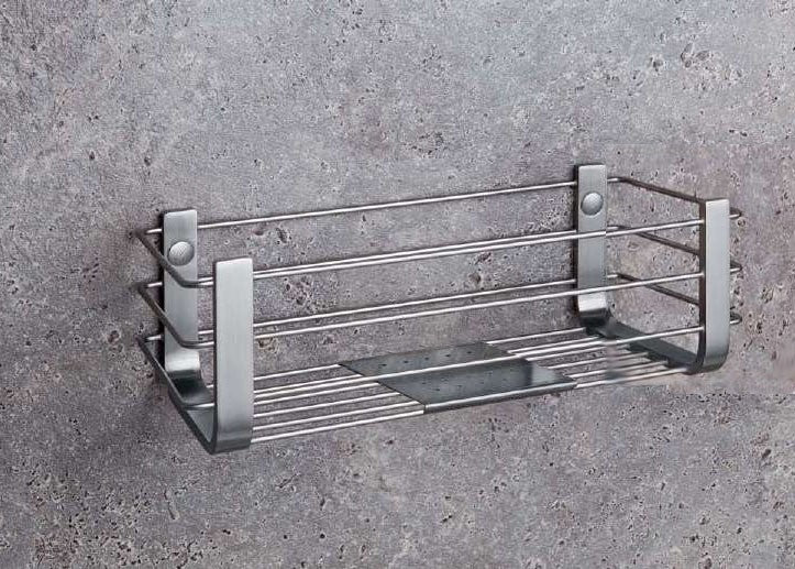 Colombo griglia doccia vasca acciaio inox Hps Zirconium Zirconium Ss Hps installato in bagno moderno con ante in vetro...