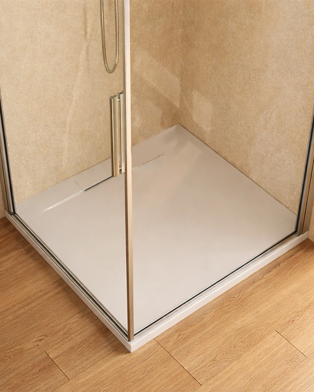 Box doccia 90x70 battente vetro temperato 6 mm 195 H cromo Cromo Lucido, dettaglio dei profili e delle cerniere in...