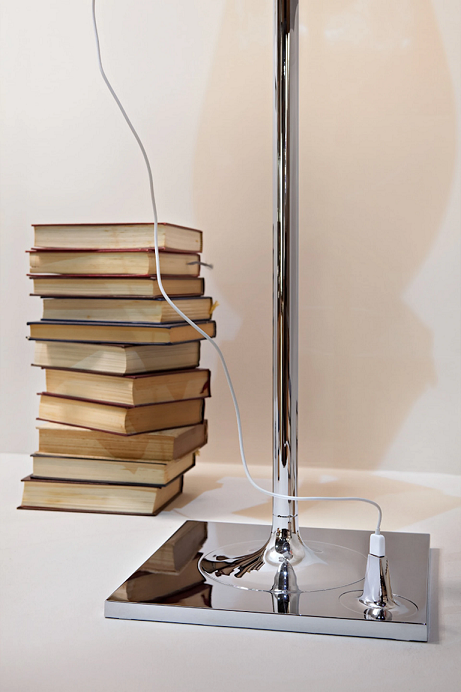 Flos Bibliotheque Nationale Lampada portaoggetti a, particolare del diffusore luminoso