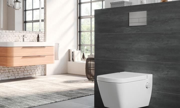 Teceone Vaso In Ceramica Con Doccetta, vista frontale su sfondo bianco - Tece Italia