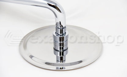 Set soffione 20 cm slim miscelatore doccia incasso 2 vie braccio 30 cm e doccetta cromo Smart
