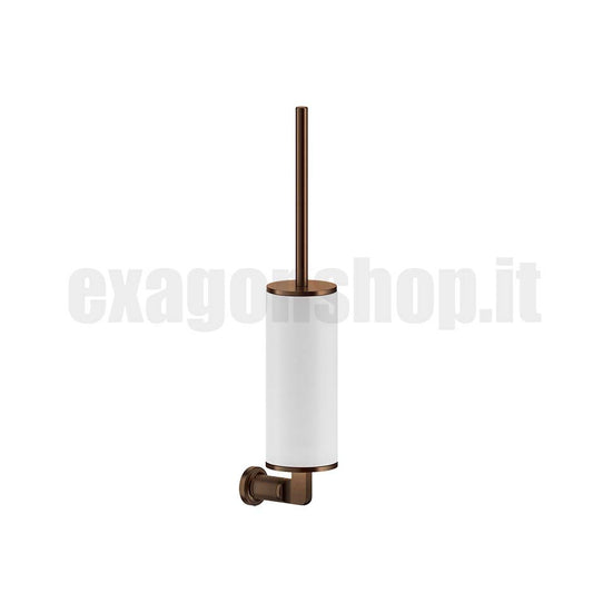Porta Scopino A Parete rame spazzolato 708 Inciso 58519 Gessi