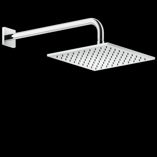 Gessi 59158 Rilievo Soffione 25x25 quadro braccio A Parete Cromo