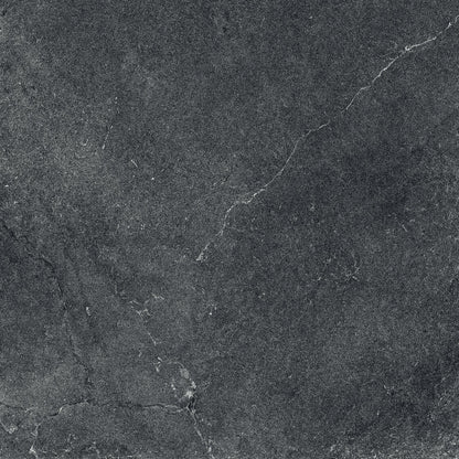 Cotto D'Este Lithos Pavimento Rivestimento 60x60 Cm 14 Mm Effetto Pietra Naturale Rettif. Gres Porcellanato Spessorato Carbon