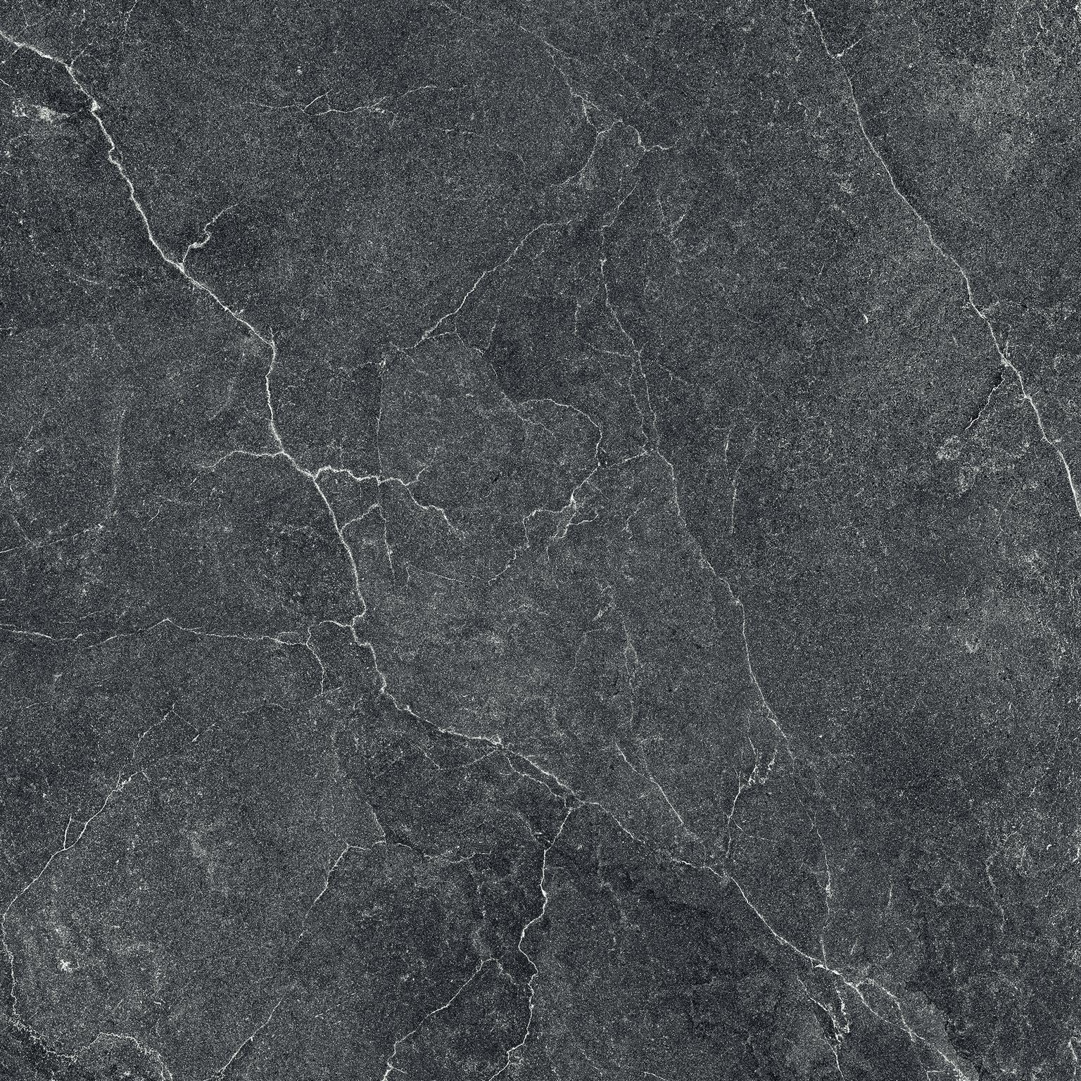 Cotto D'Este Lithos Pavimento Rivestimento 60x60 Cm 14 Mm Carbon Lt, dettaglio ravvicinato della finitura e delle fughe...