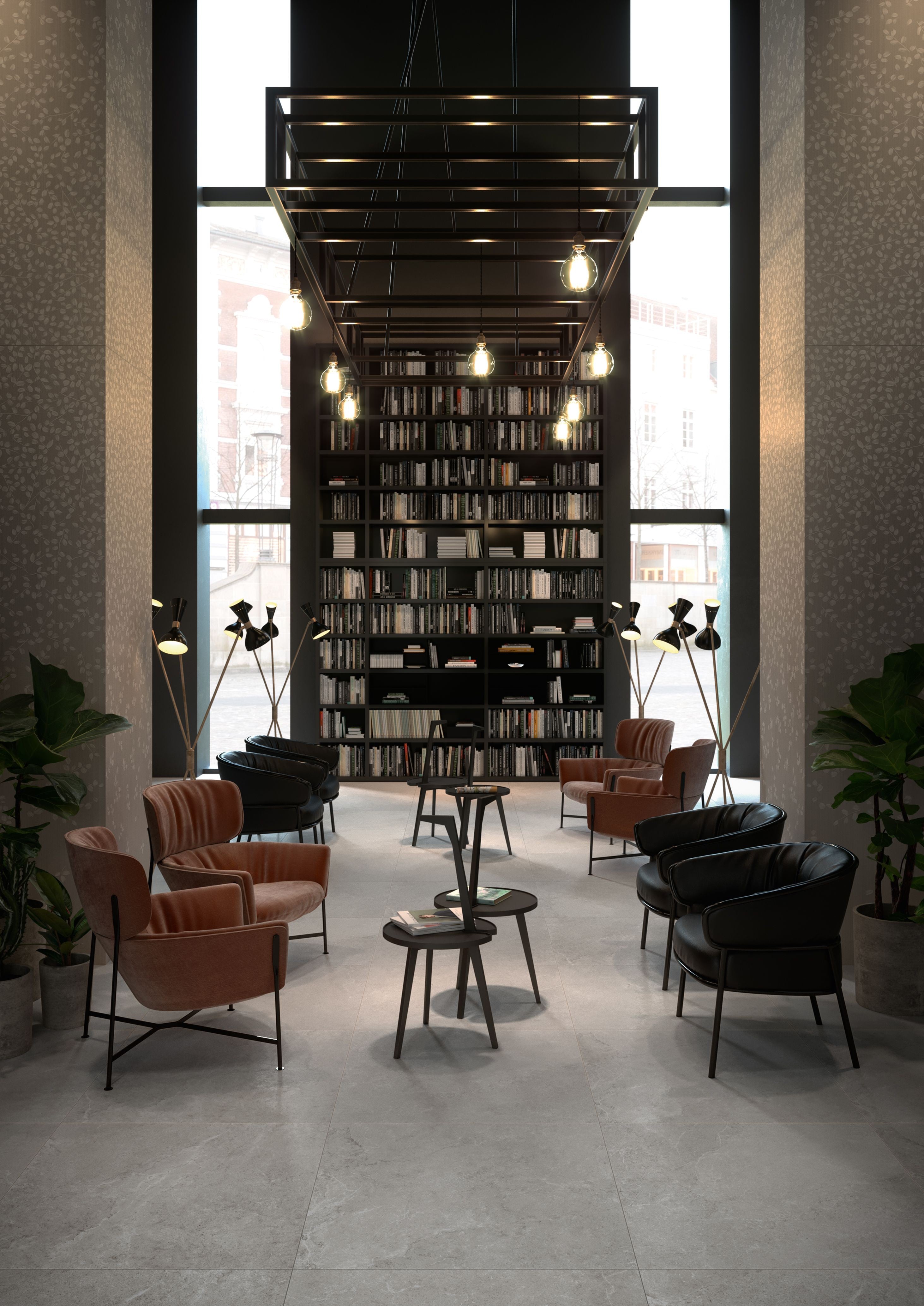 Cotto D'Este Lithos Pavimento Rivestimento 60x60 Cm 14 Mm Stone Lt, dettaglio ravvicinato della finitura e delle fughe...