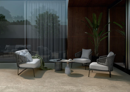 Cotto D'Este Kerlite Lithos 20 Mm Pavimento Rivestimento 90x90 Cm Bocciardata Rettif. Gres Porcellanato Super spessorato stone