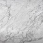 Antonio Lupi Opale Lavabo Tondo Soprapiano Cm 50x50 In Marmo di Carrara bianco