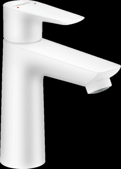 Hansgrohe Talis E Miscelatore Lavabo 110 Con Saltarello Bianco Opaco 71710700