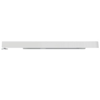 Sedile Rallentato Bianco Europeo Blend Curve Ideal Standard, vista frontale su sfondo bianco