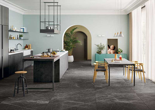 Blustyle Elite Pavimento Rivestimento Effetto Marmo 60x120 Cm 9,5 Mm Natural Rettificato Pietra Grey