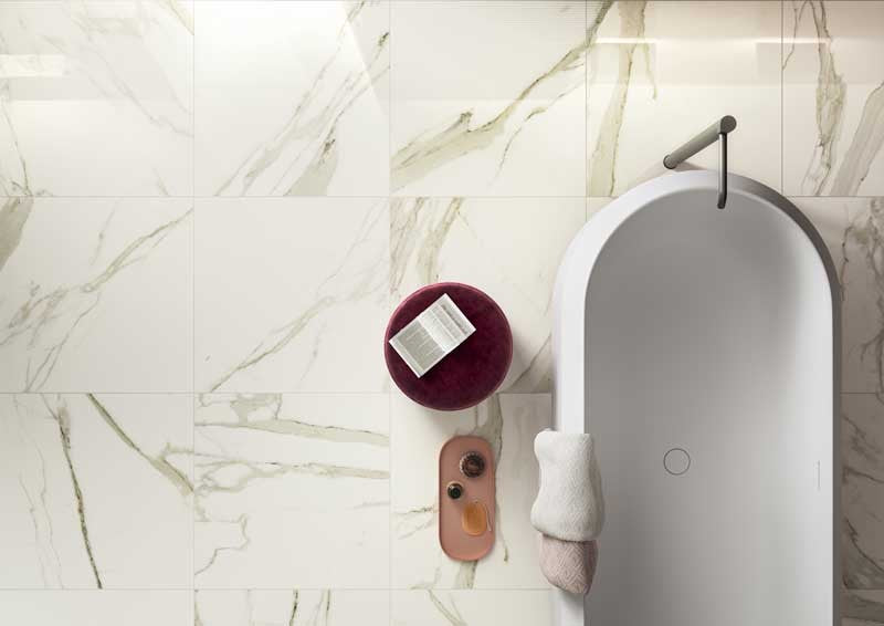Blustyle Elite Pavimento Rivestimento Effetto Marmo 60x60 Cm 9 5 Mm Glossy Rettificato Calacatta