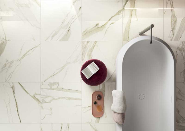 Blustyle Elite Pavimento Rivestimento Effetto Marmo 60x60 Cm 9 5 Mm Glossy Rettificato Calacatta