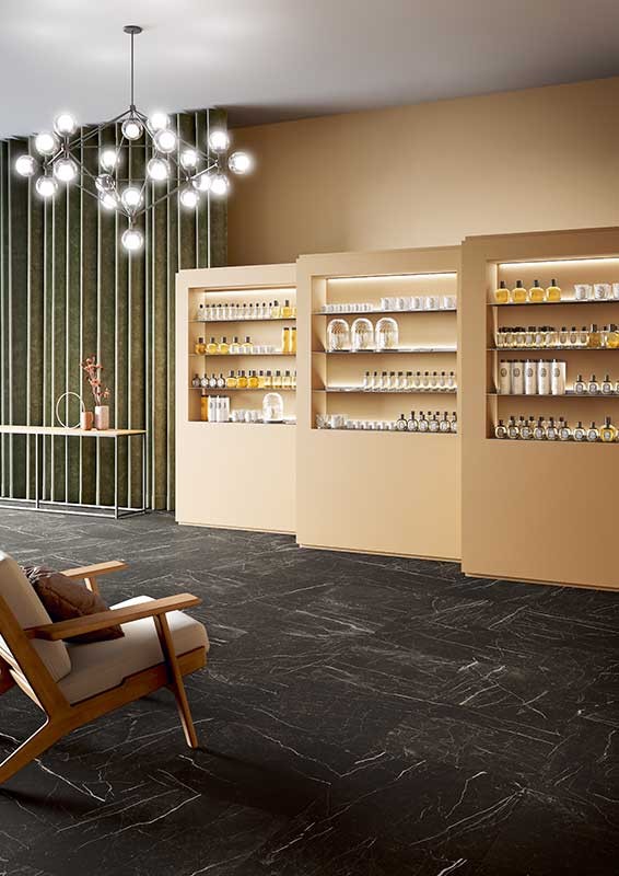 Blustyle Elite Pavimento Rivestimento 60x60 Effetto Marmo Dark Brown S Elt in rettificato e naturale, superficie e...