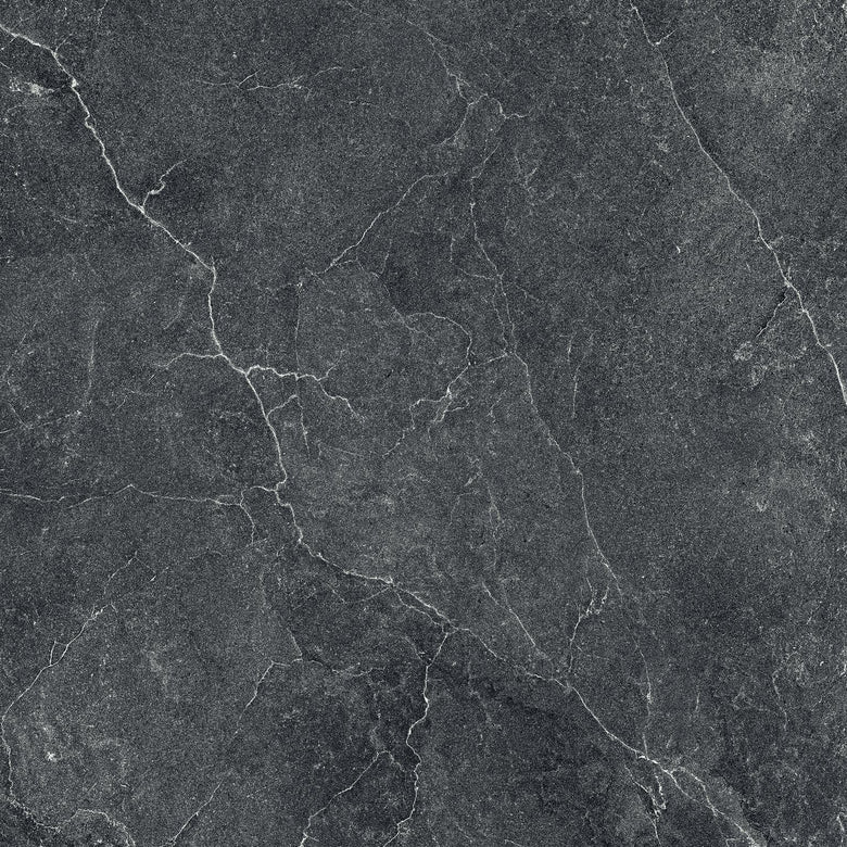 Cotto D'Este Kerlite Lithos 6plus Pavimento Rivestimento Carbon Lt, dettaglio ravvicinato della finitura e delle fughe...