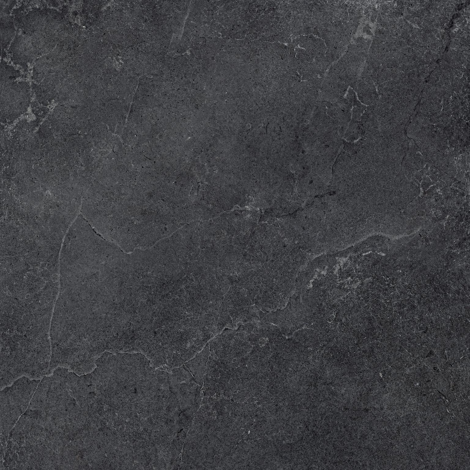 Cotto D'Este Kerlite Lithos 6plus Pavimento Rivestimento Carbon Lt in porcellana, superficie e texture ravvicinata del...