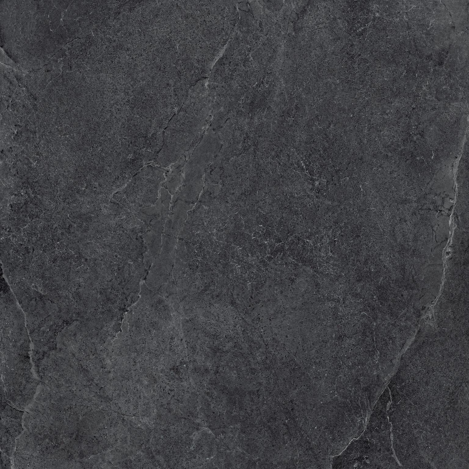 Cotto D'Este Kerlite Lithos 6plus Pavimento Rivestimento Carbon Lt in ambientazione completa, vista d'insieme della...