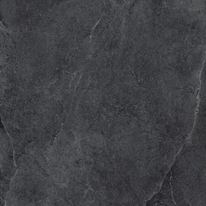 Cotto D'Este Kerlite Lithos 6plus Pavimento Rivestimento 120x120 Cm Effetto Pietra In Porcellanato Ceramico Sottile Soft Carbon