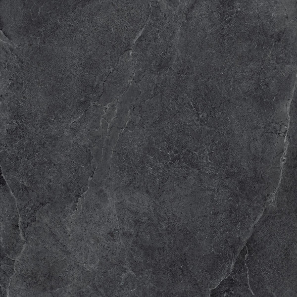 Cotto D'Este Kerlite Lithos 6plus Pavimento Rivestimento 120x120 Cm Effetto Pietra In Porcellanato Ceramico Sottile Soft Carbon