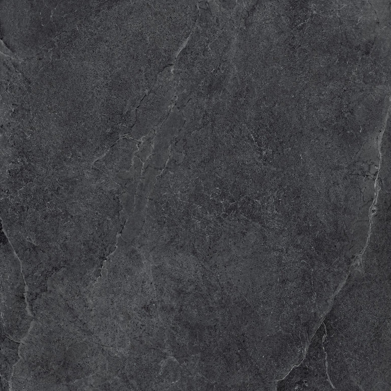 Cotto D'Este Kerlite Lithos 6plus Pavimento Rivestimento Carbon Lt in ambientazione completa, vista d'insieme della...