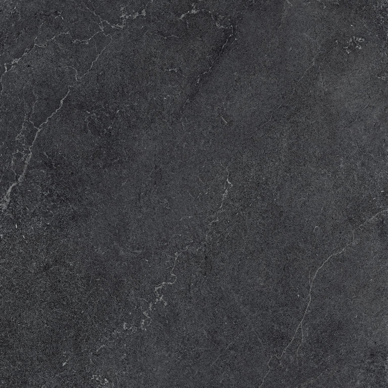 Cotto D'Este Kerlite Lithos 6plus Pavimento Rivestimento Carbon Lt, dettaglio ravvicinato della finitura e delle fughe...