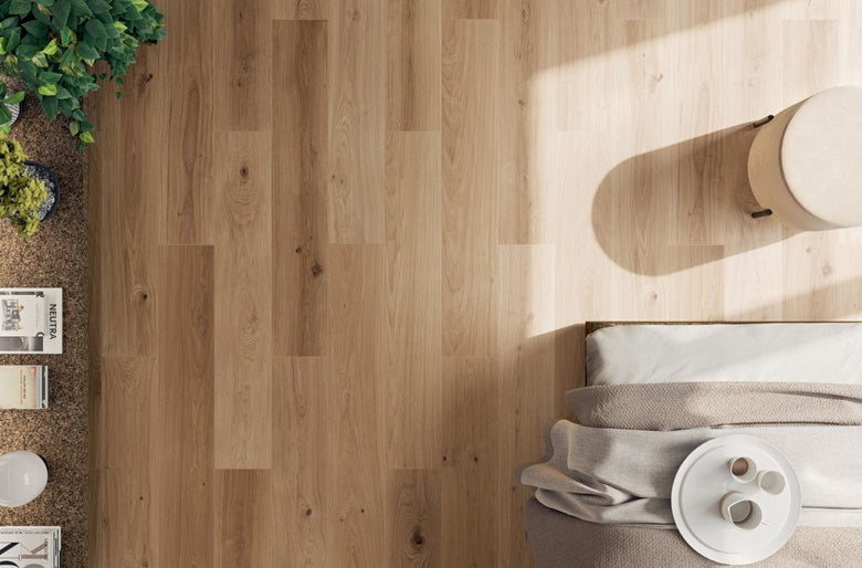 Blustyle Green Wood Pavimento Rivestimento Effetto Legno in naturale, superficie e texture ravvicinata del gres