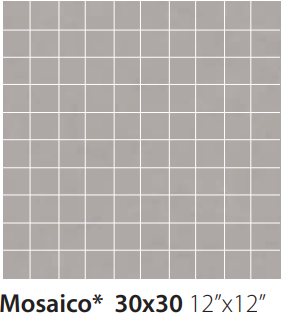 Mosaico 30x30 In Gres Porcellanato Ash Soft Ceramica Sant in ambientazione completa, vista d'insieme della stanza