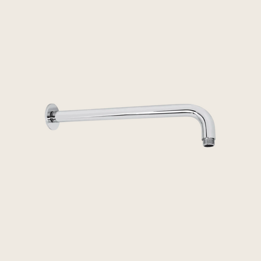 Braccio doccia 30 cm tondo diametro 24 mm in ottone cromo Smart