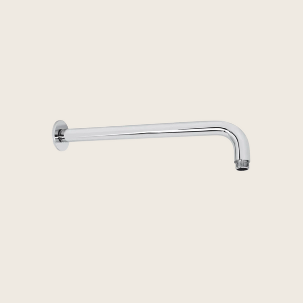 Braccio doccia 30 cm tondo diametro 24 mm in ottone cromo Smart