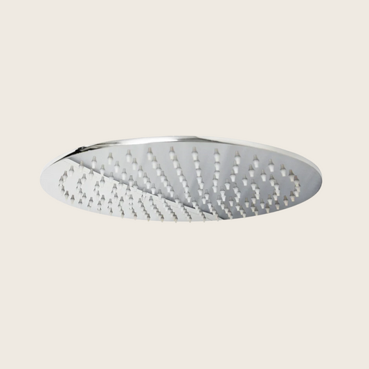 Soffione doccia tondo 30 cm 6,5 mm in acciaio cromo lucido Smart