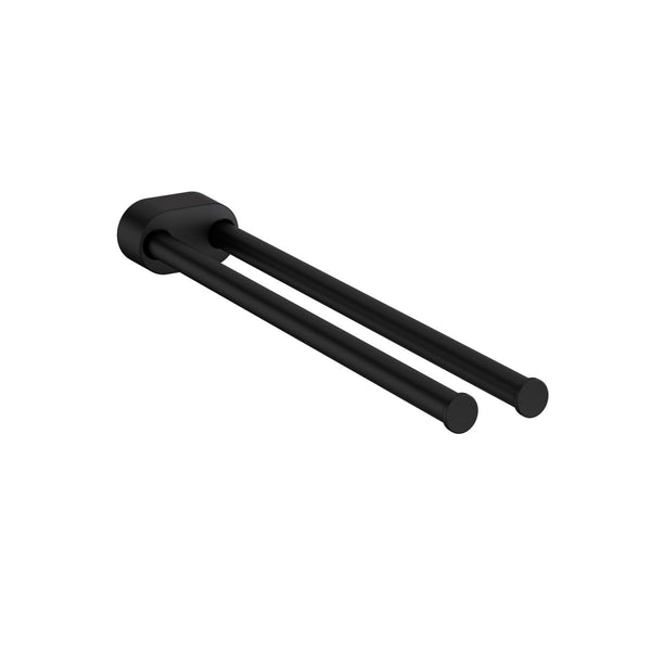 Portasciugamani 40 cm A Parete Nero Opaco Cosmic Architect S+ 2353675